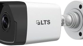 LTS CMIP8042W-28MA | 4MP Bullet Security Camera Outdoor | IP Network PoE Camera with 98ft Night Vision | IP67 Weatherproof | Smart Motion Detection for Home and Business Security